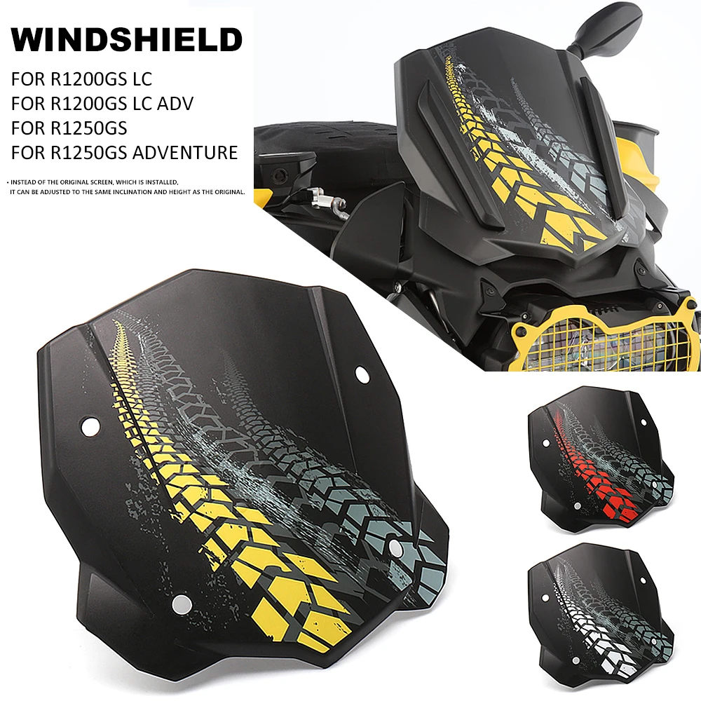 New Motorcycle Wind Deflector Windscreen Windshield For BMW R 1250 GS R1250GS ADV ADVENTURE R 1200 GS LC R1200GS LC Adventure