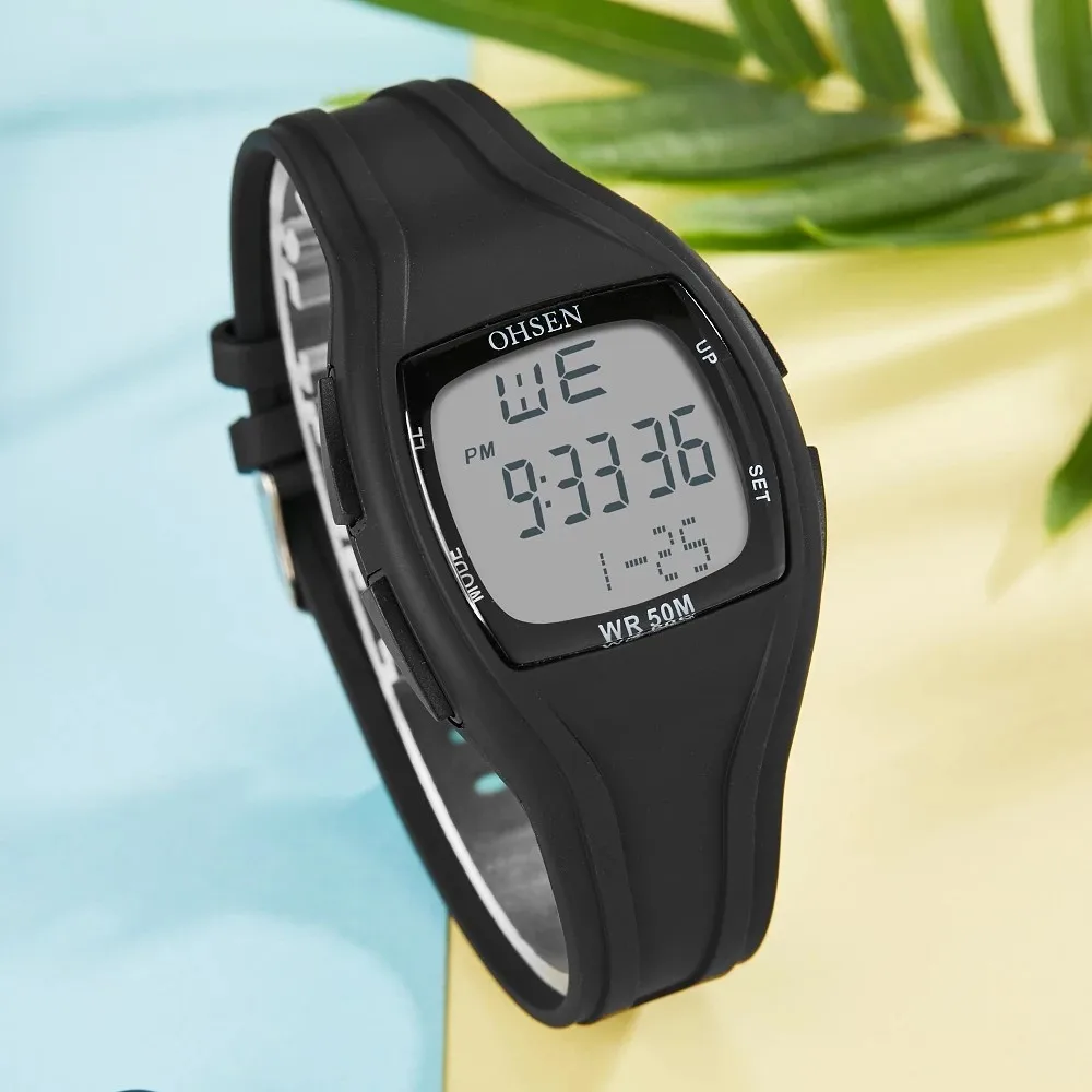 New Women 2025 Digital Watches Black Silicone 50M new Waterproof Sport Watches Couple Wristwatch For Men Girls Gifts Relogio Feminin