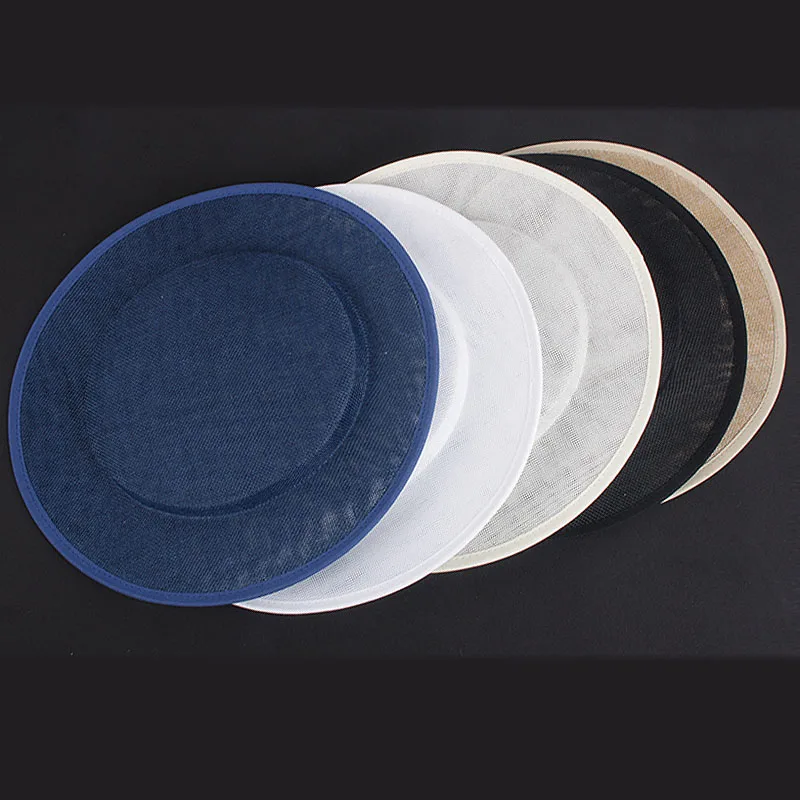 new Women Fascinator 2025 Millinery Hat Base Party Wedding Sinamay Headwear Making Materil Fedoras Derby Headpiece Hair Accessories