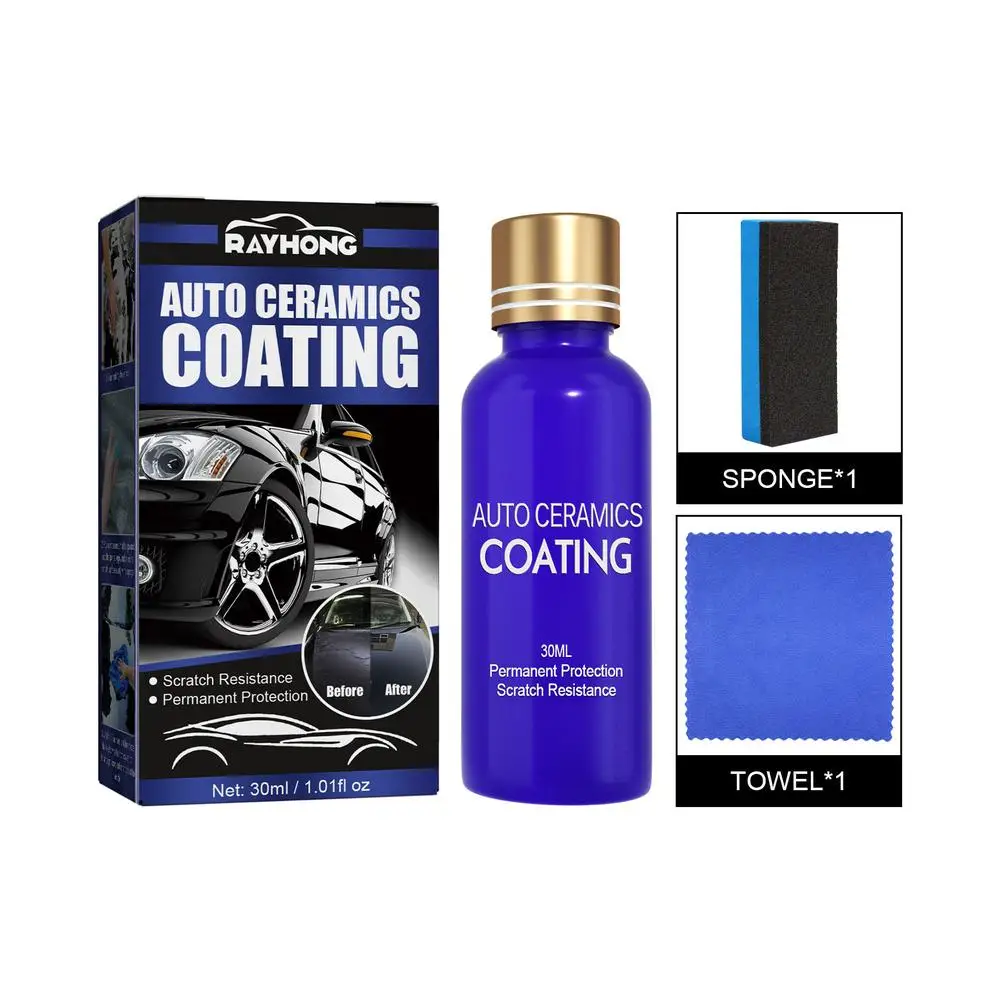 Rayhong Car Ceramics Coating Crystal Plating Liquid Waterproof Dust-proof Scratch Repair Cleaning Tools