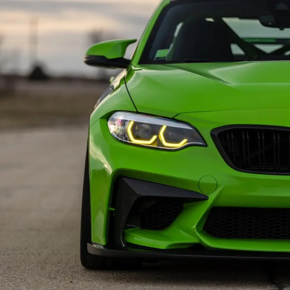 Refit Day Light Yellow DRL LED Boards For BMW 2 Series F23 F22 M240i 230i M2 Angel Eyes Daytime Running Headlight Auto Parts
