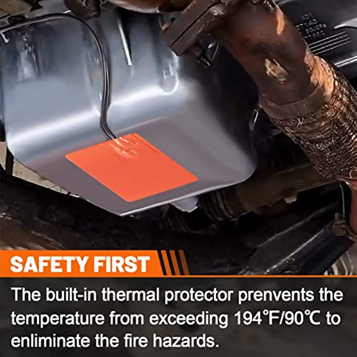 Silicone Rubber Electric Heating Pad for Car Engine Block Oil Pan Heater Pad Thermal Protector Flexible 110V/220V Customizable