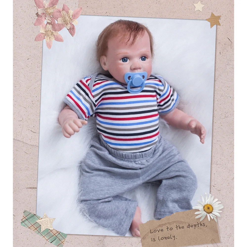 Reborn Baby Doll Toddler Boy 20" Newborn Boneca Renascida Life Like Bebe Realistic Berenguer From OtardDoll
