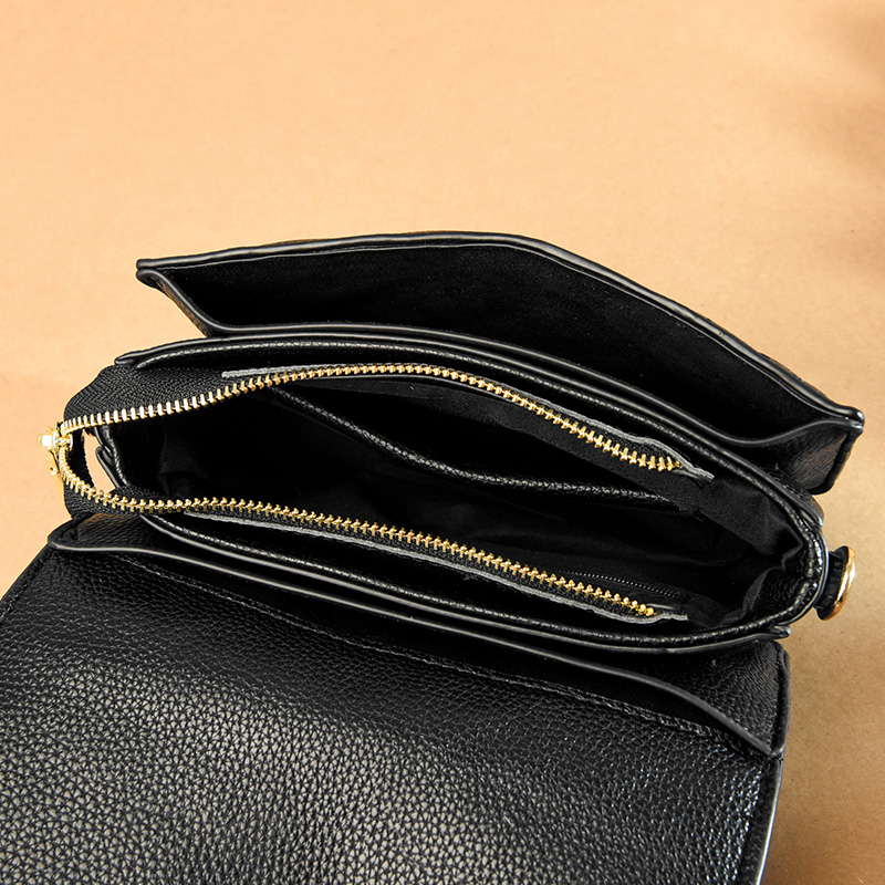 100% Genuine Leather Crossbody Bag For Women Shoulder Bags 2023 Luxury Designer Handbag Female Solid Color Messenger Tote Sac