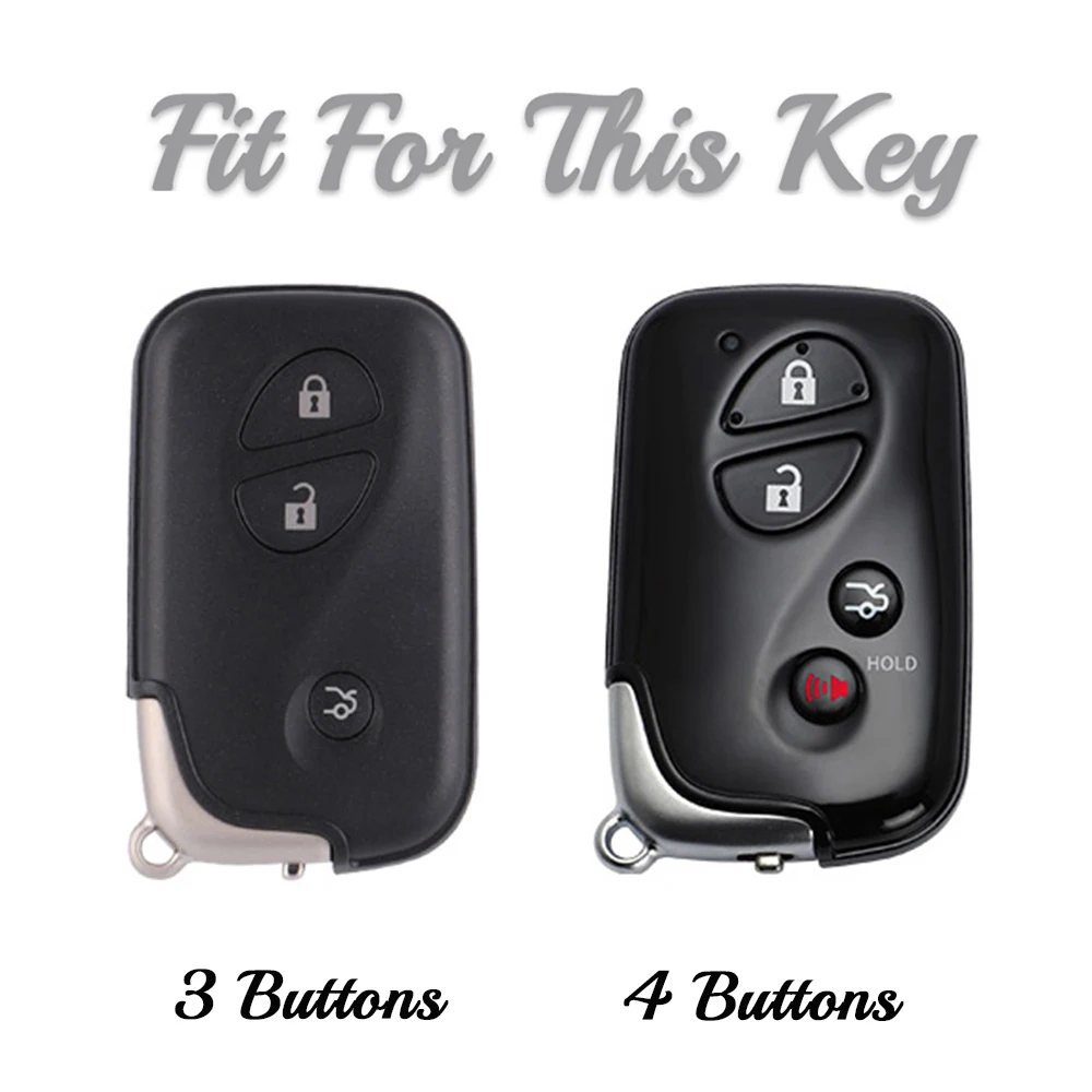 3 4 Buttons TPU Car Key Cover For Lexus CT200H GX400 GX460 IS250 IS300C RX270 ES240 ES350 LS460 GS300 450h 460h Shell Case