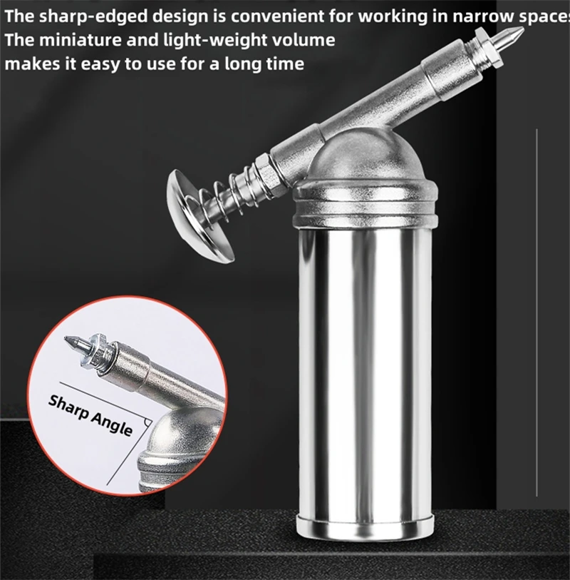 Manual High Pressure Oiler Airbrush Gun Bicycle 80CC Grease Gun new 2025 Pump Hose Grease Spray Gun Mini Handheld Oiler Hand Repair Tool
