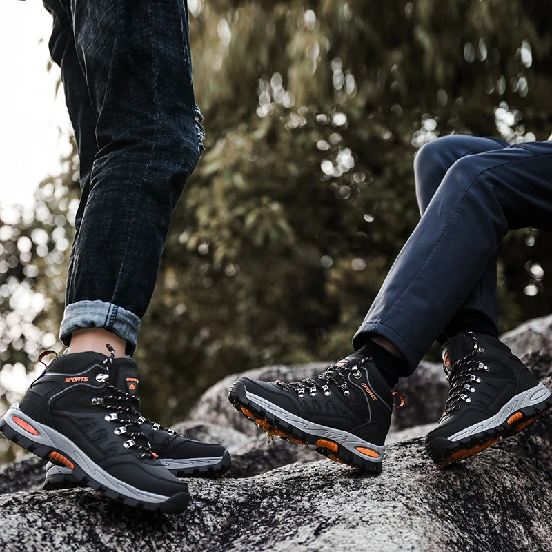 2023 Hiking Boots Men Unisex Breathable 2025 Trail Trekking Boots Women Lace Up Designer new Outdoor Boots Men Climbing Free Shipping