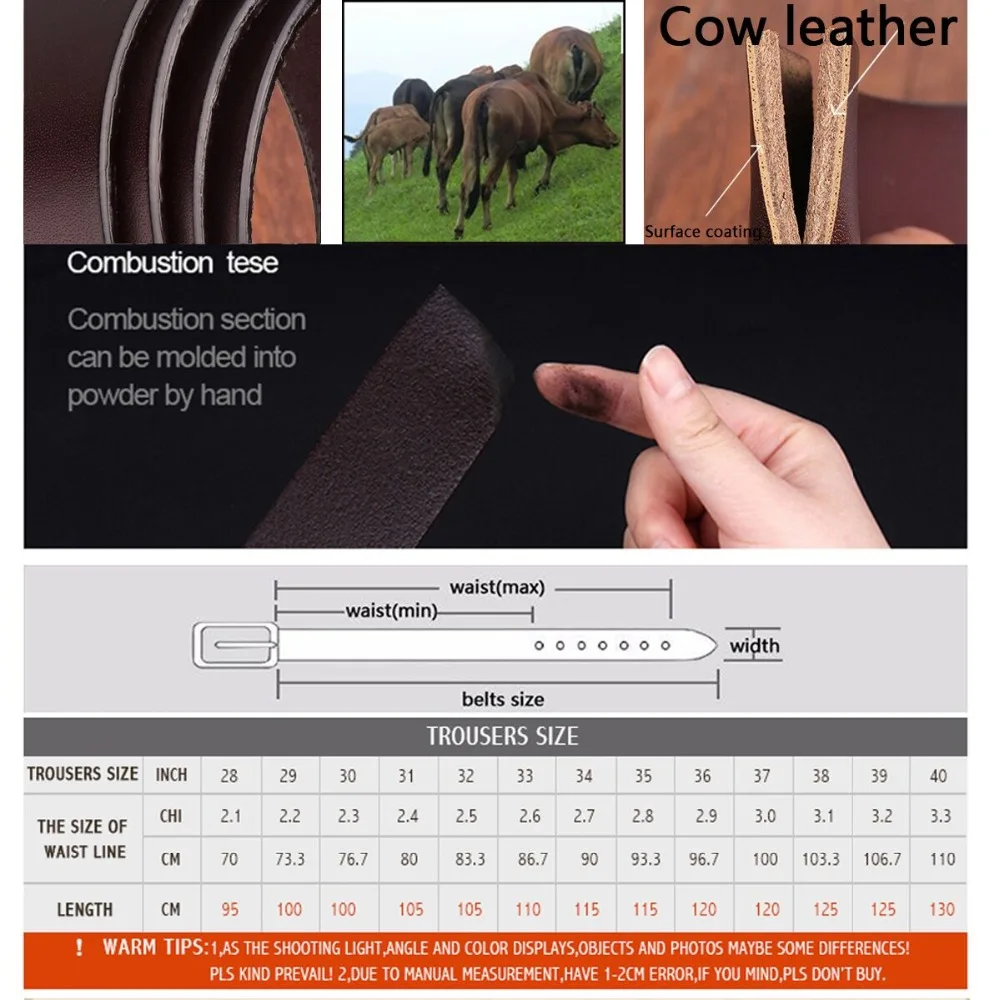 Women Genuine Leather Belt For Female Strap Casual All-match Ladies Adjustable Belts Designer High Quality Brand