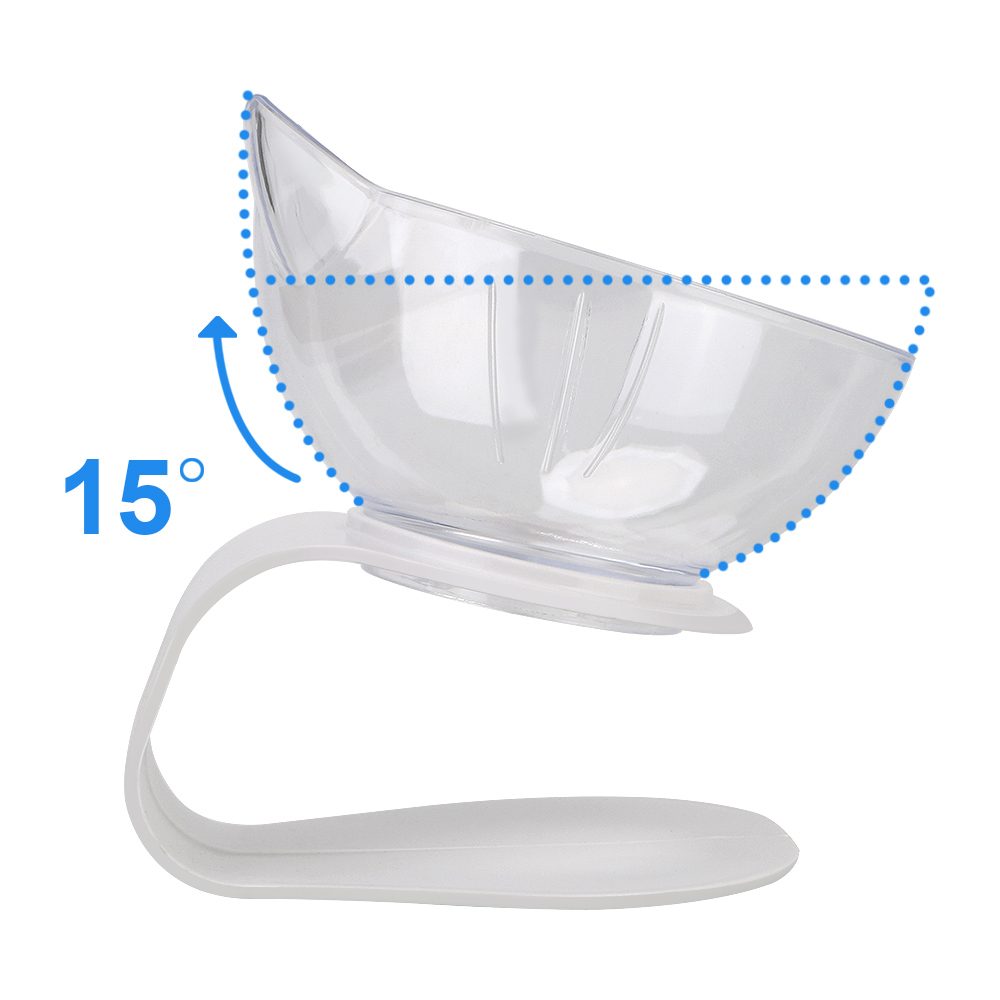 Durable Double Bowls Pet Food Water Feeder With Raised Stand Protection Cervical Non-slip Cat Bowl Dog Bowl Cat Dogs Feeder