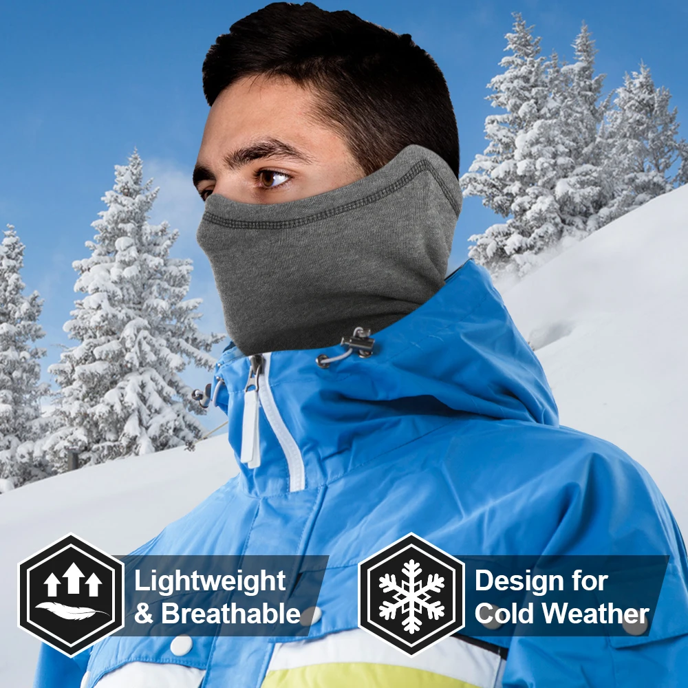 Cold Weather Neck Warmer Gaiter Winter Fleece Face 2025 Cover Cycling Running Hiking Skiing Thermal Half Mask new Scarf Bandana Men Women