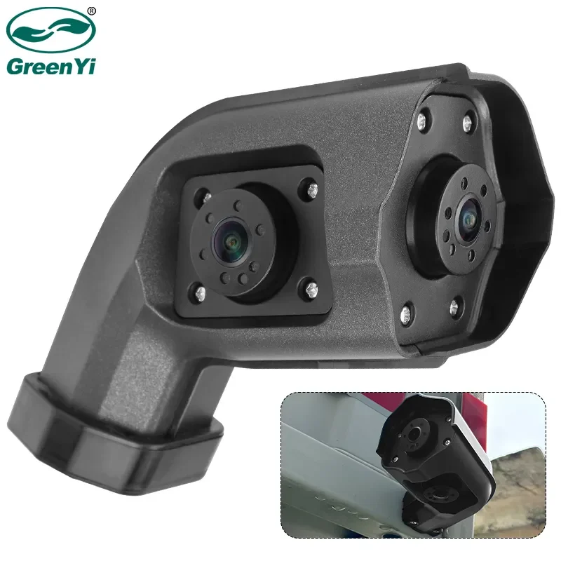 GreenYi Long Arm AHD 720P Camera Design Left Right Side Mirror Area Camera for Heavy Duty Truck Bus Commercial RV Car