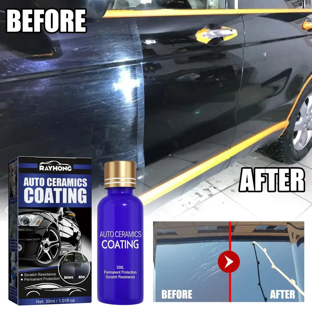 Rayhong Car Ceramics Coating Crystal Plating Liquid Waterproof Dust-proof Scratch Repair Cleaning Tools