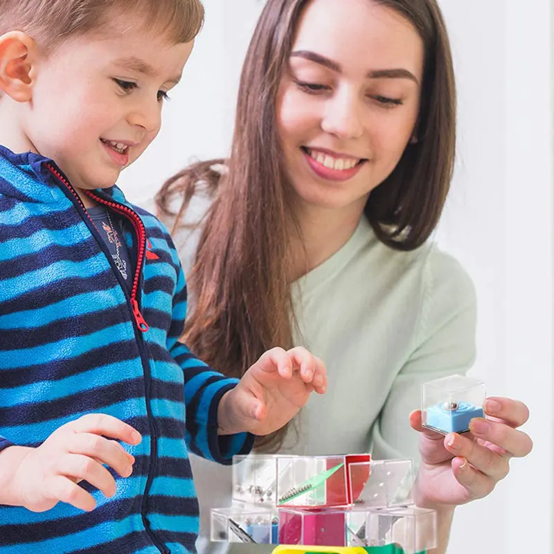 3D Maze Transparent Puzzle Speed Mini Cube Rolling Ball Game Children Brain Teasers Party Gift Training Toy