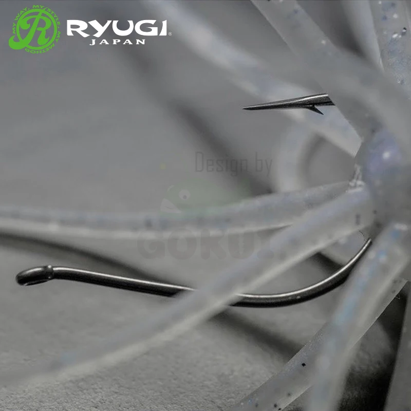 RYUGI Finesse Dropshot Fishing Hook Japanese Fish Hook Ice Fishing new Thin Hook Ringed Eyes Fishhook Fishing 2025 Accessories Fish Goods