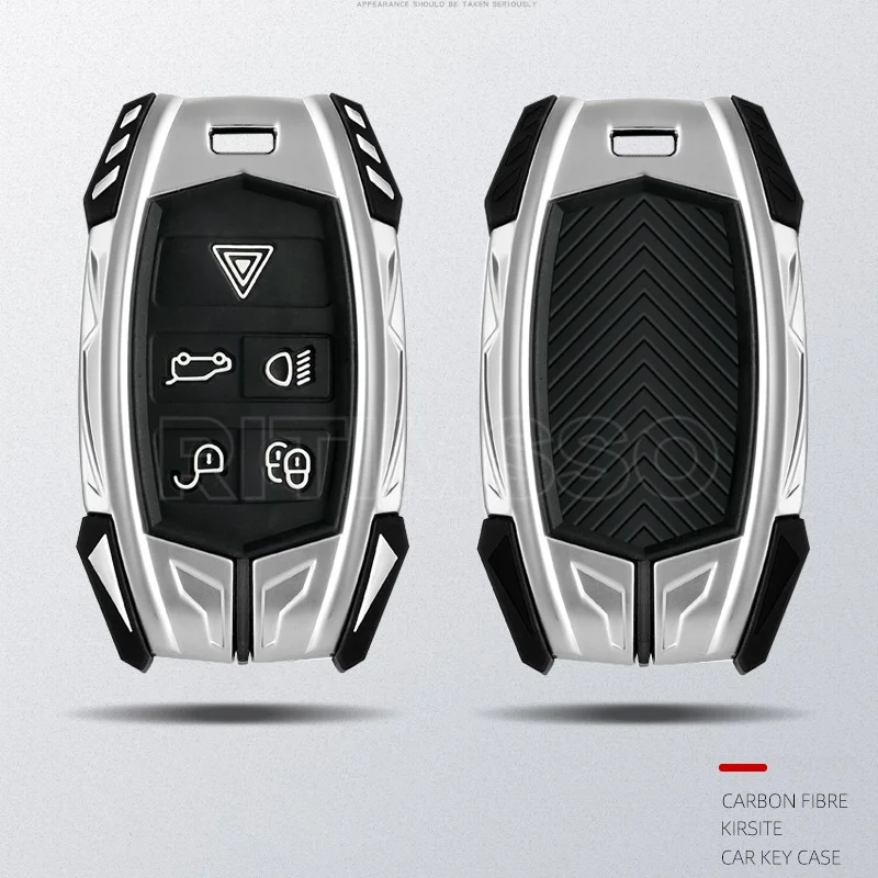 Alloy Car Remote Key Case Cover Holder Shell Fob For Land Rover Range Rover Sport Evoque Freelander For Jaguar XF XJ XE XJL XF