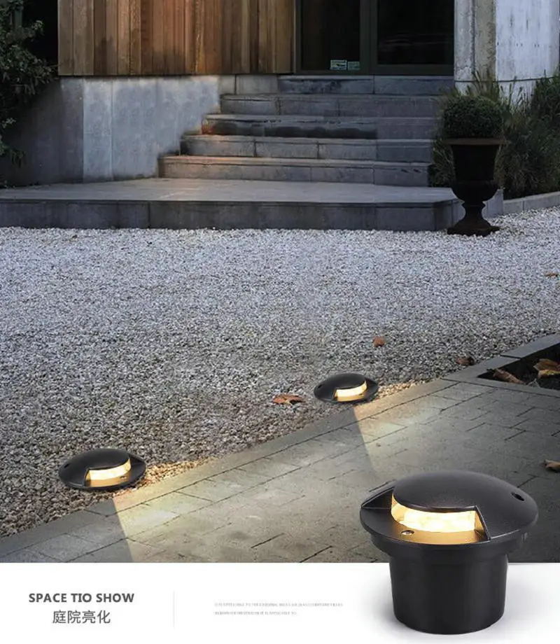 Underground Light IP68 Outdoor Garden Spot Landscape Lighting Path Buried Yard Lamp Spotlight