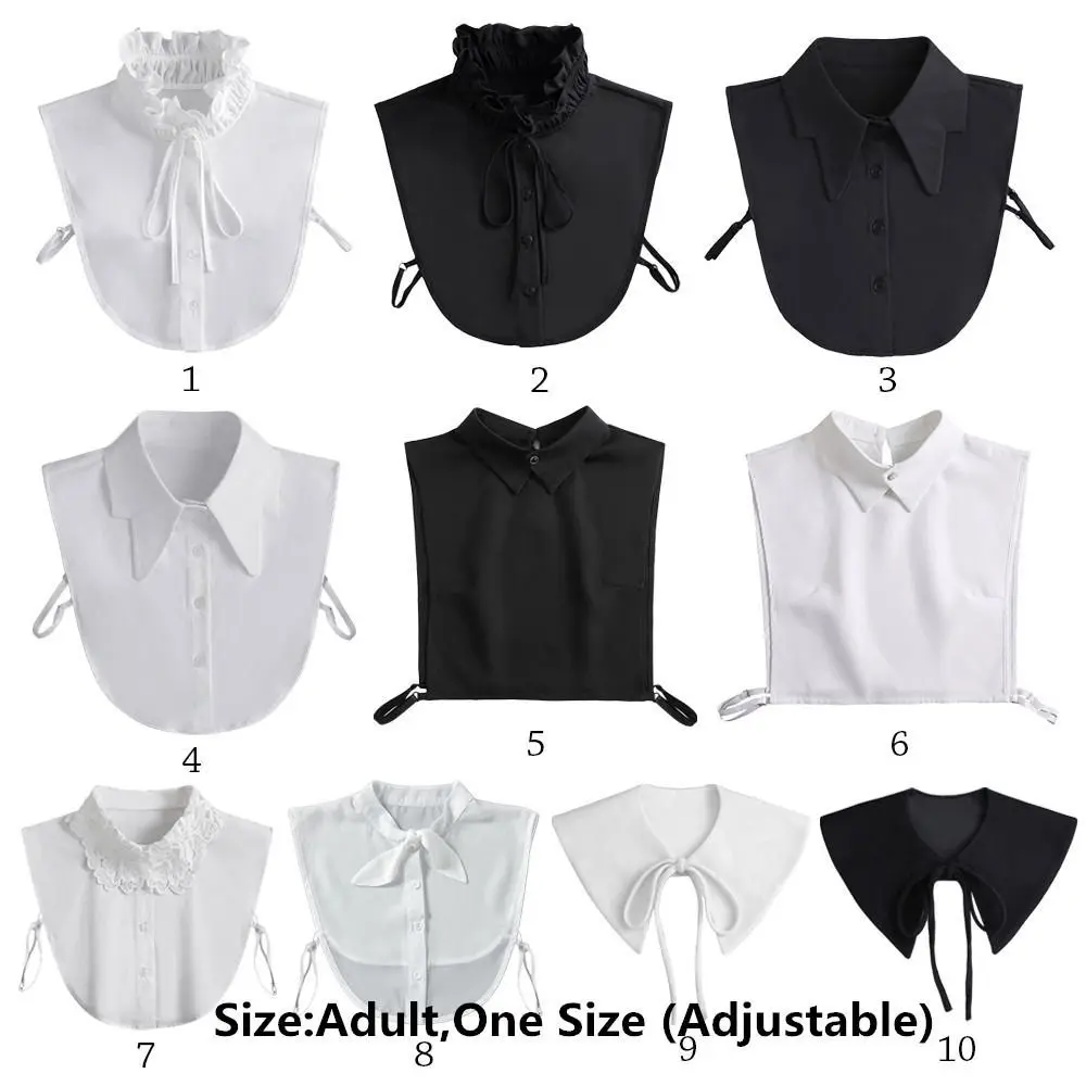 Shirt Fake new Collar Vintage Stand Detachable Shirt Collar Women Blouse Sweater Shirt 2025 Collar False Collar Lapel Top Collars Decor