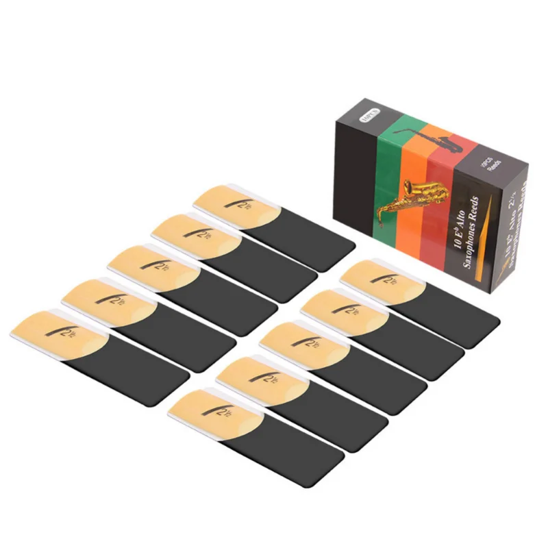 10pcs/lot Alto 2025 Saxophone Sax Reeds Classic Alto Reed for Riyin Saxophone new 2.5 Strength 2 1/2 Musical Instruments