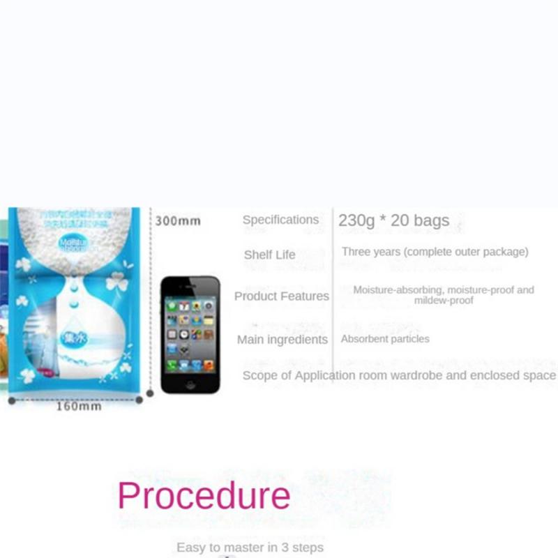 Hanging Closet Moisture-absorbing Drying Agent Closet Cabinet Wardrobe Dehumidifier Anti-mold Hygroscopic Desiccant Bags