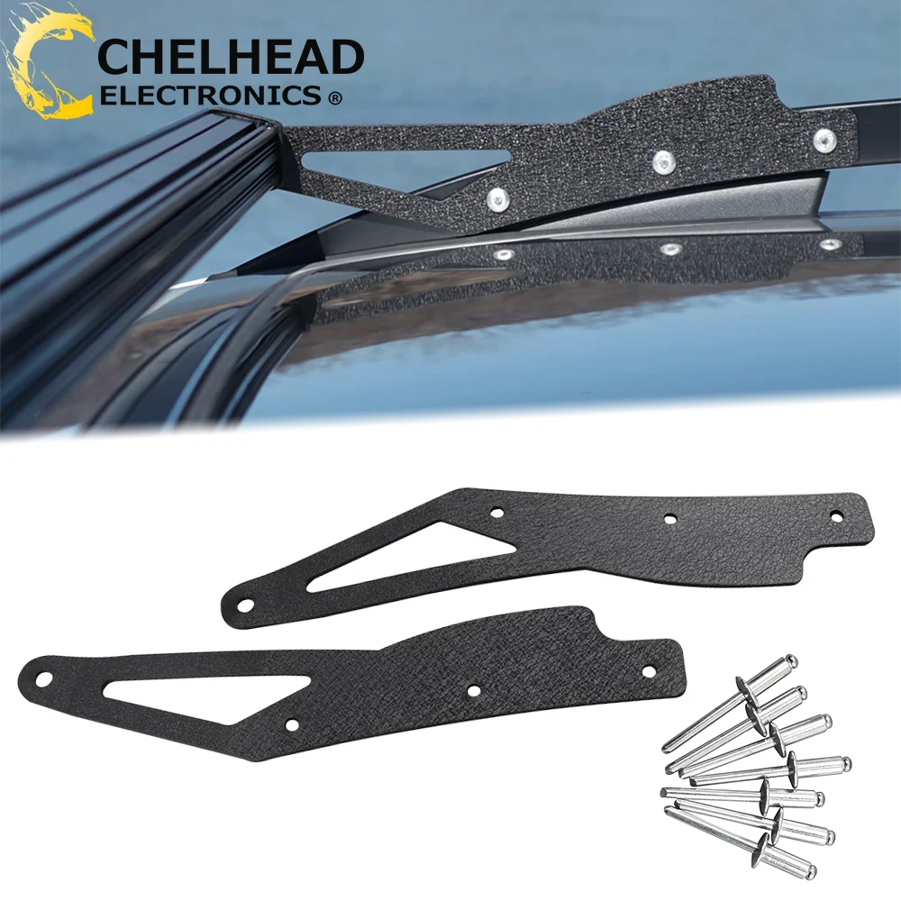 42" Curved Led Light Bar Car Front Roof Upper Windshield Mount Bracket for Toyota Tacoma 2005-2015 Bar Led Lamp Holder