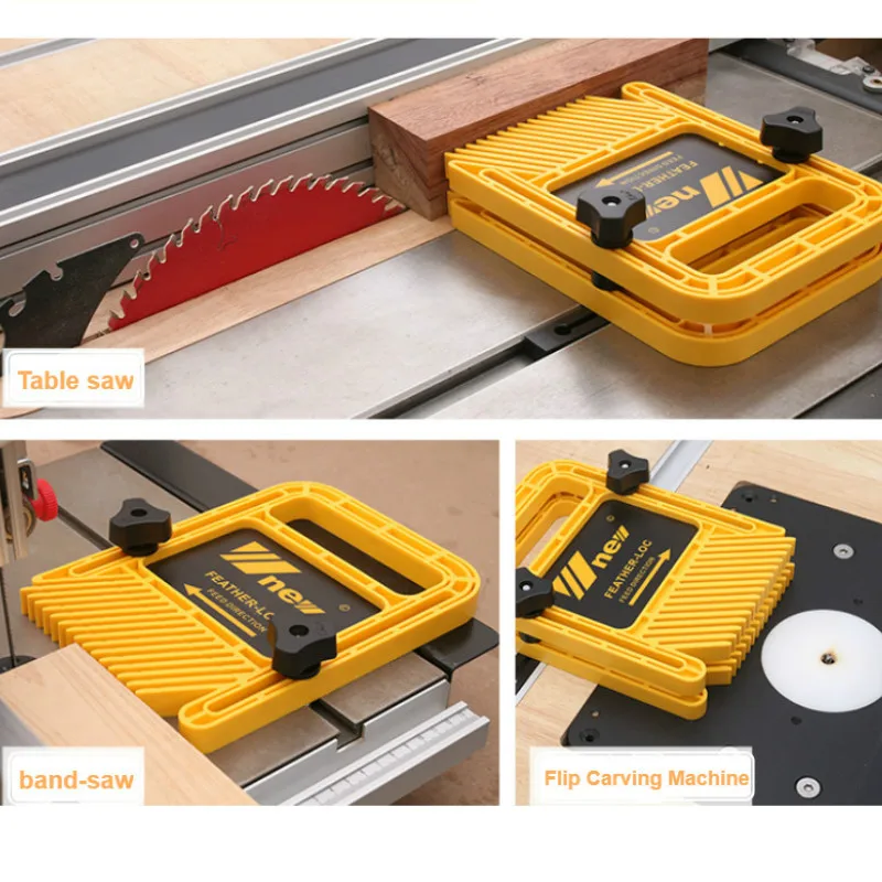 Multi-purpose Feather Loc Board Double Featherboards Miter Gauge Slot Woodworking Tools for Engraving Machine Circular Saw Table