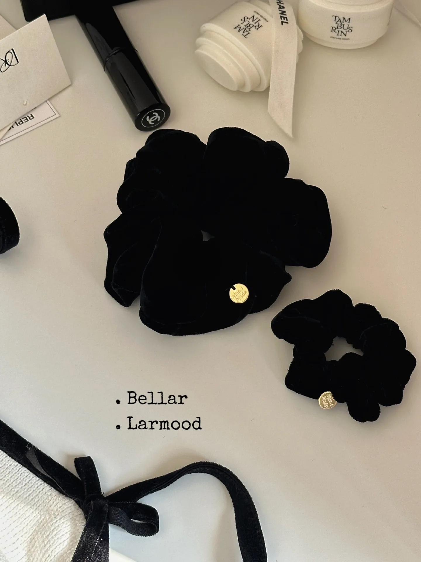 Scrunchies for Hair Black Velvet Red Hairties Girls For Daliy Ponyhair Hairstyle Hair Accessories Headwear Women Gifts