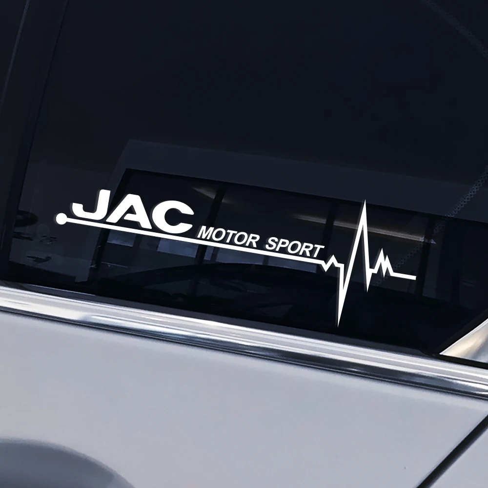 2PCS Car Side Window Stickers For JAC Refine J3 J2 S5 A5 J5 J6 J4 Vapour S2 T8 Auto Tuning Accessories Vinyl Film Decals