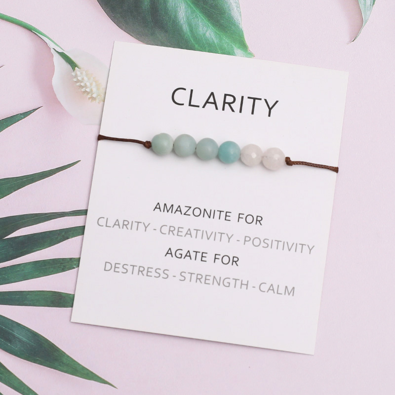 Natural ite new Agate Bracelet 2025 Clarity Bracelet ite Jewelry for Women Men Energy Healing Stretchy Bracelet Gift