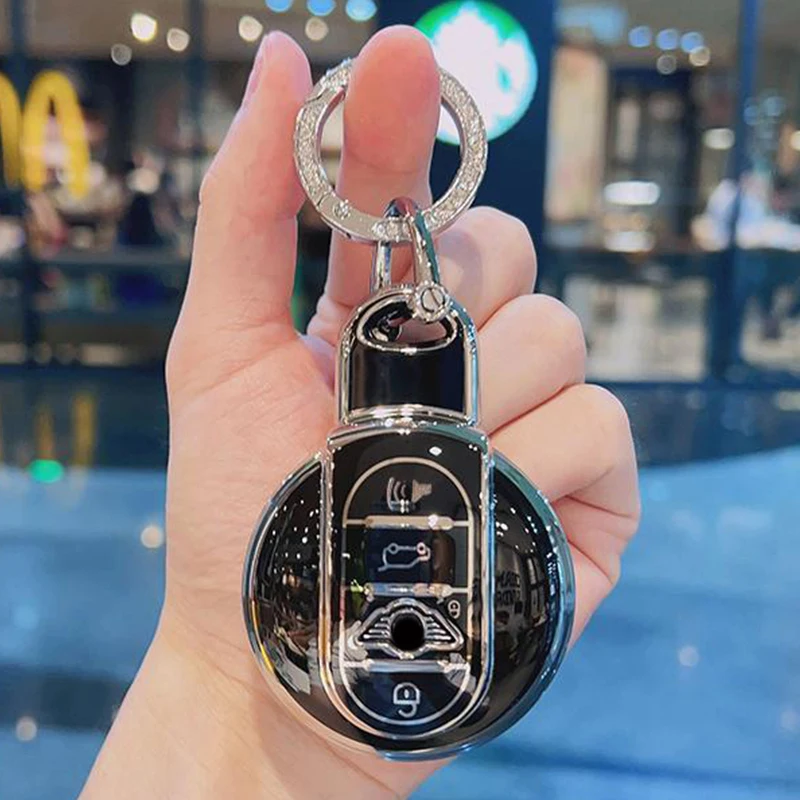 Soft TPU Car Smart Key Case Cover Shel lFor BMW Mini Cooper Clubman ONE JCW Countryman Paceman Roadster R55 R56 R57 CAS3 Protect