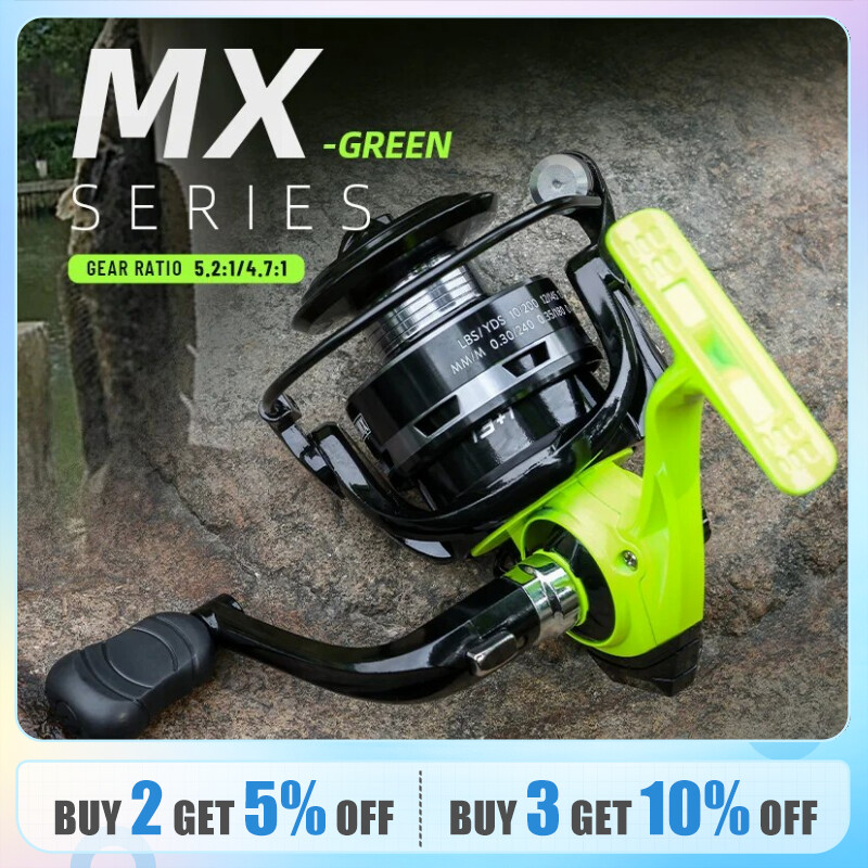 Fishmx Fishing Reel Full Metal Spool Grip Saltwater Freshwater Suitable For Any Fish Species Fishing Line Spinning Reel
