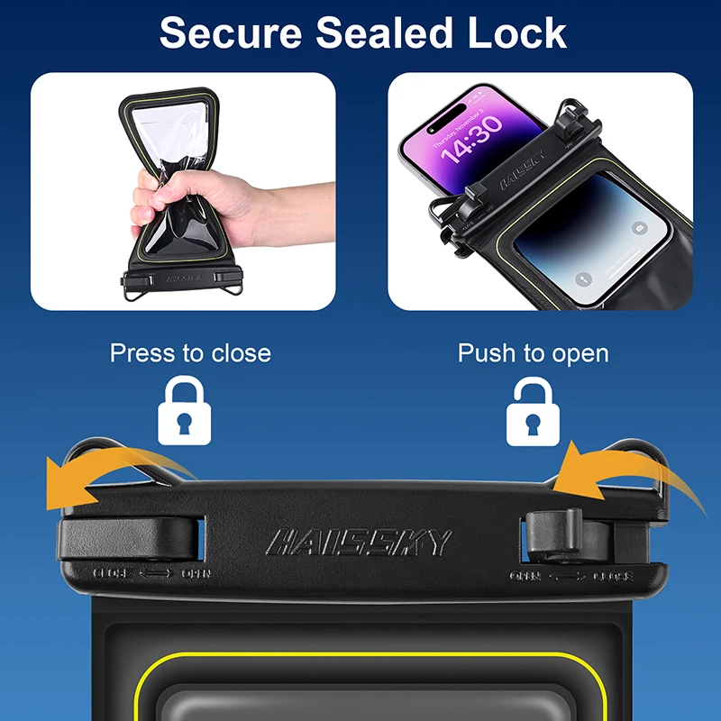 HAISSKY New Float Waterproof new Phone Bag For iPhone 2025 15 14 13 12 11 Pro Max 14 Plus XR Universal Crossboday Swim Storage Pouch Case
