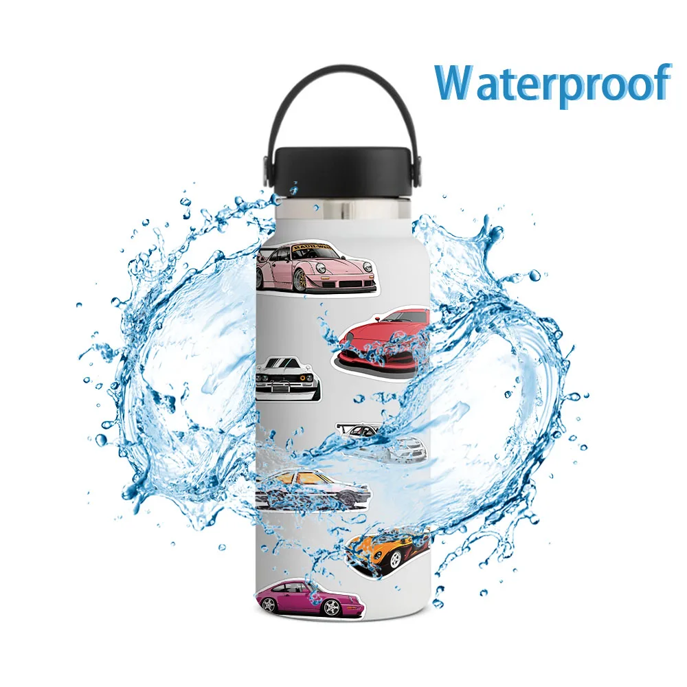 50/100PCS JDM Racing Anime Car Japan Stickers for Motorcycle Phone new Laptop Car Bike Lage Waterproof Graffiti Decal 2025 Kid Toy