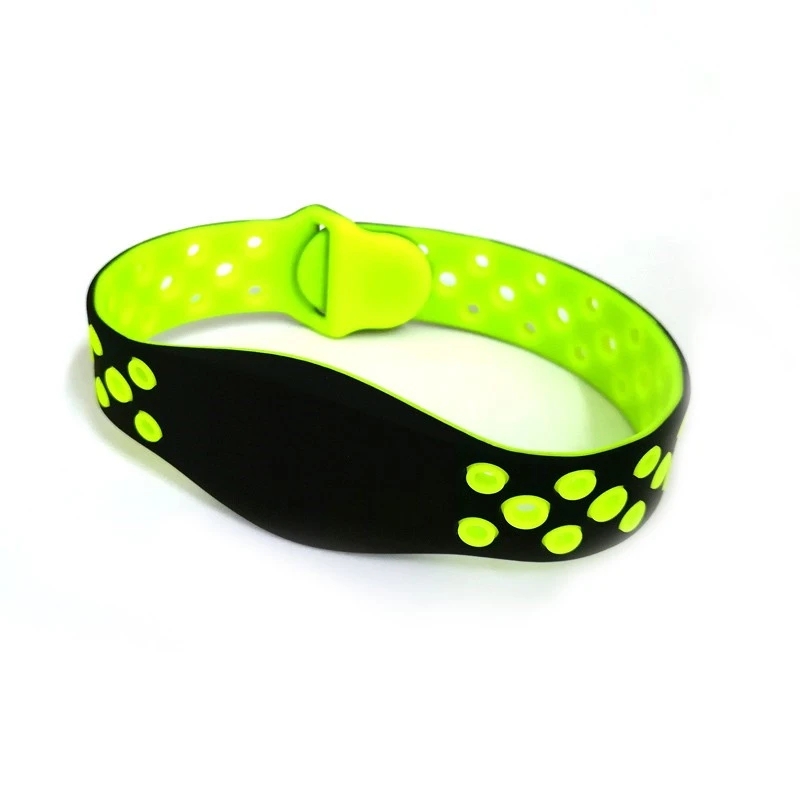 NFC Wristband IC 13.56MHz S50 Silicone Adjustable Bracelet Wrist Band RFID Smart Chip Read Only For Swimming Pool Sauna Door1Pcs