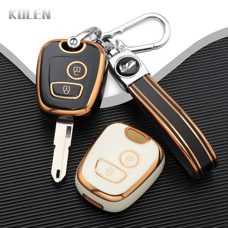 NEW TPU Remote Car Key Case Shell Cover For Peugeot new 106 107 2025 206 207 306 307 406 407 For Citroen C1 C4 Protector Fob Accessories