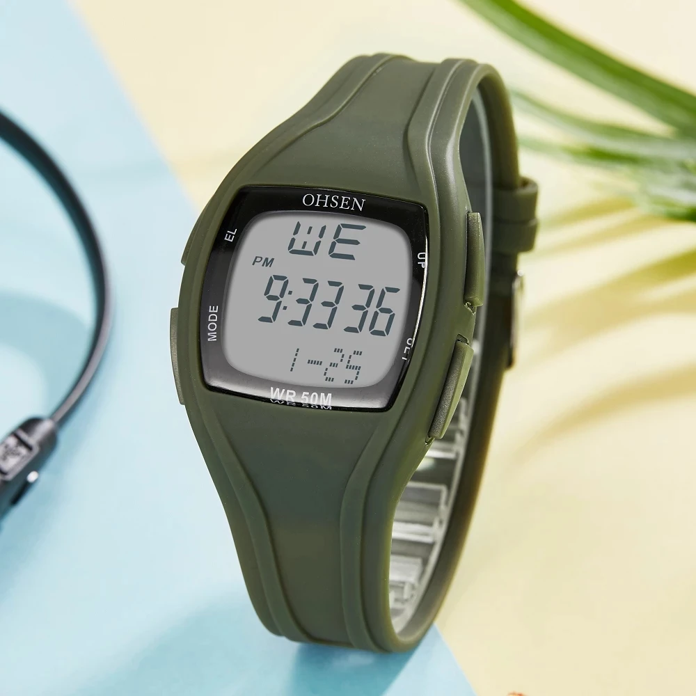 New Women 2025 Digital Watches Black Silicone 50M new Waterproof Sport Watches Couple Wristwatch For Men Girls Gifts Relogio Feminin