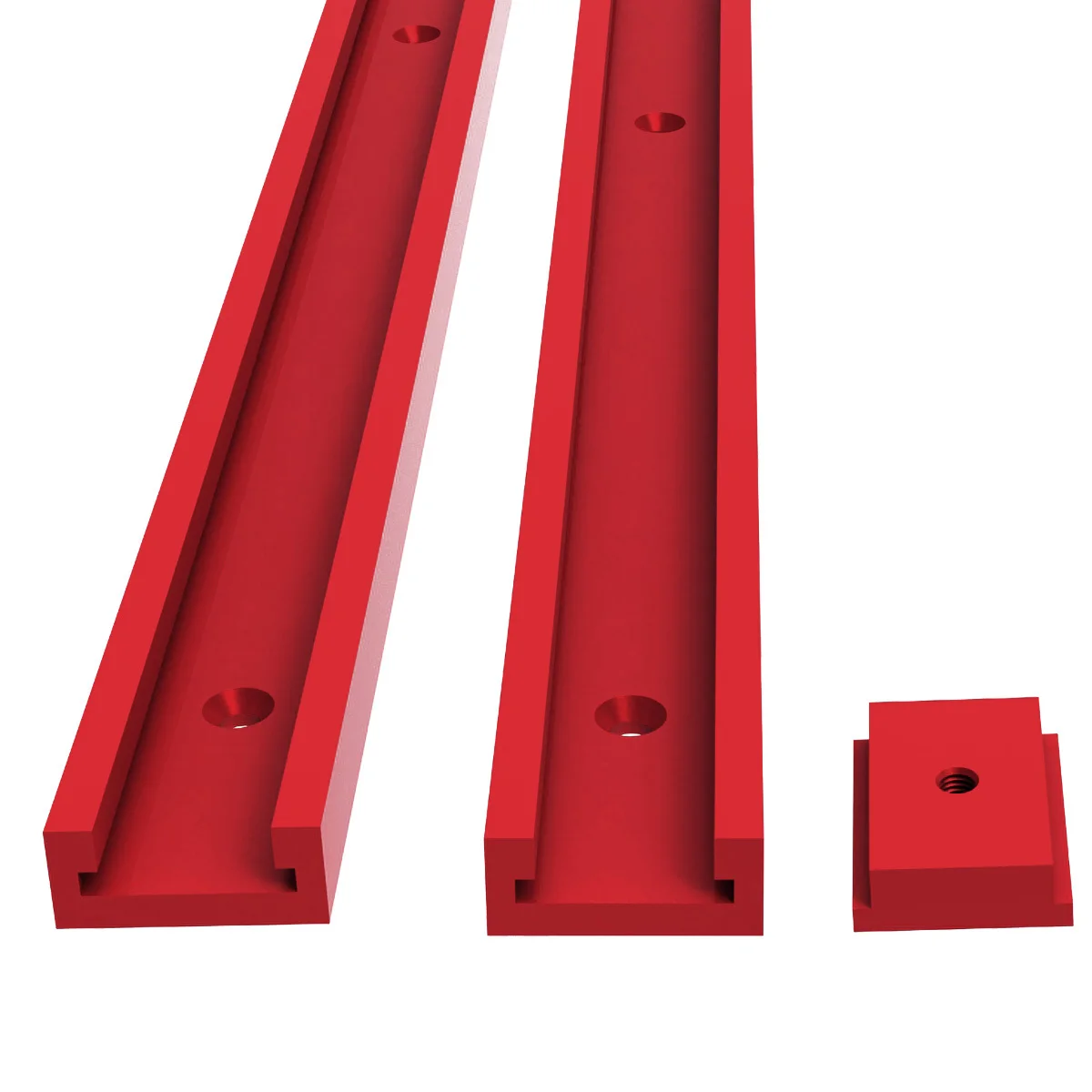 T30 Track 50cm Aluminium T-Slider T Slot Miter Track Jig - Woodworking Miter Gauge Guide Chute - Workbench/Saw Router Table Tool