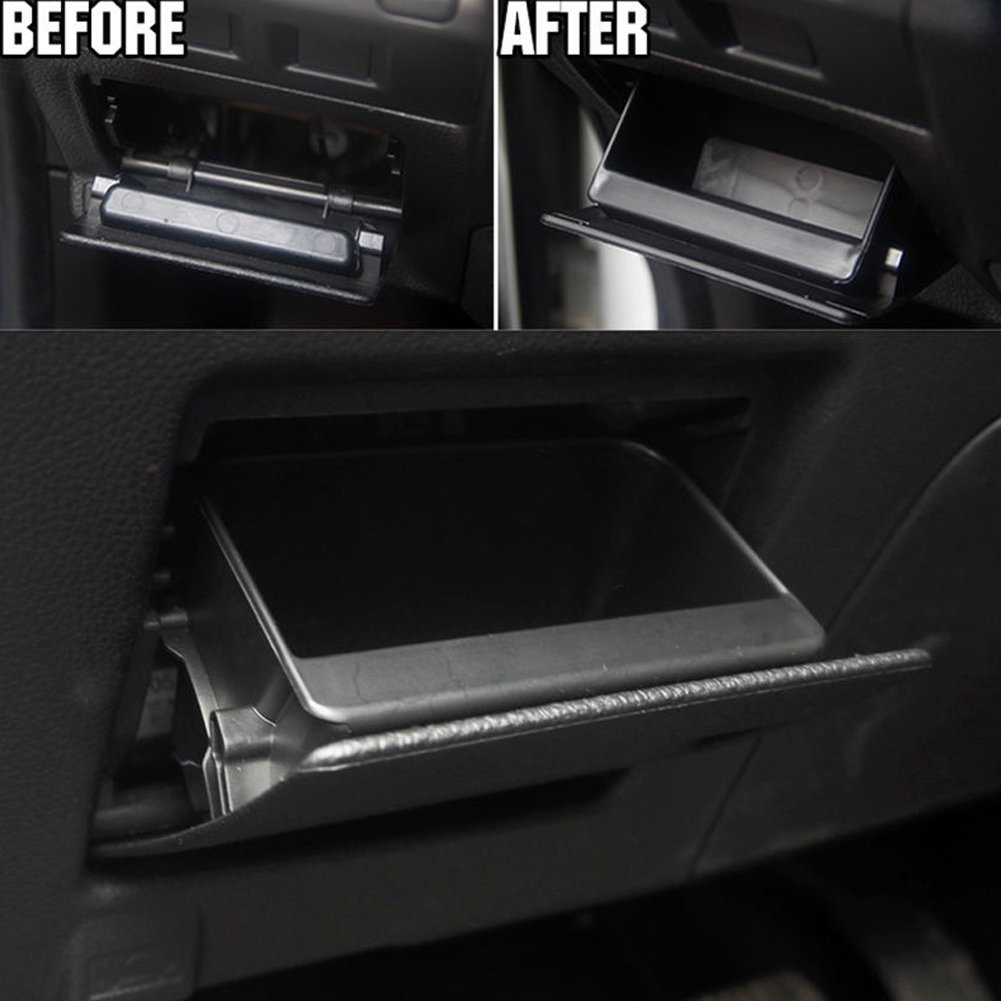 Car Fuse Box Coin Container Bin Storage Tray Holder Black Organizer Interior Accessory For Crosstreks XV FORESTER LEGACY STi