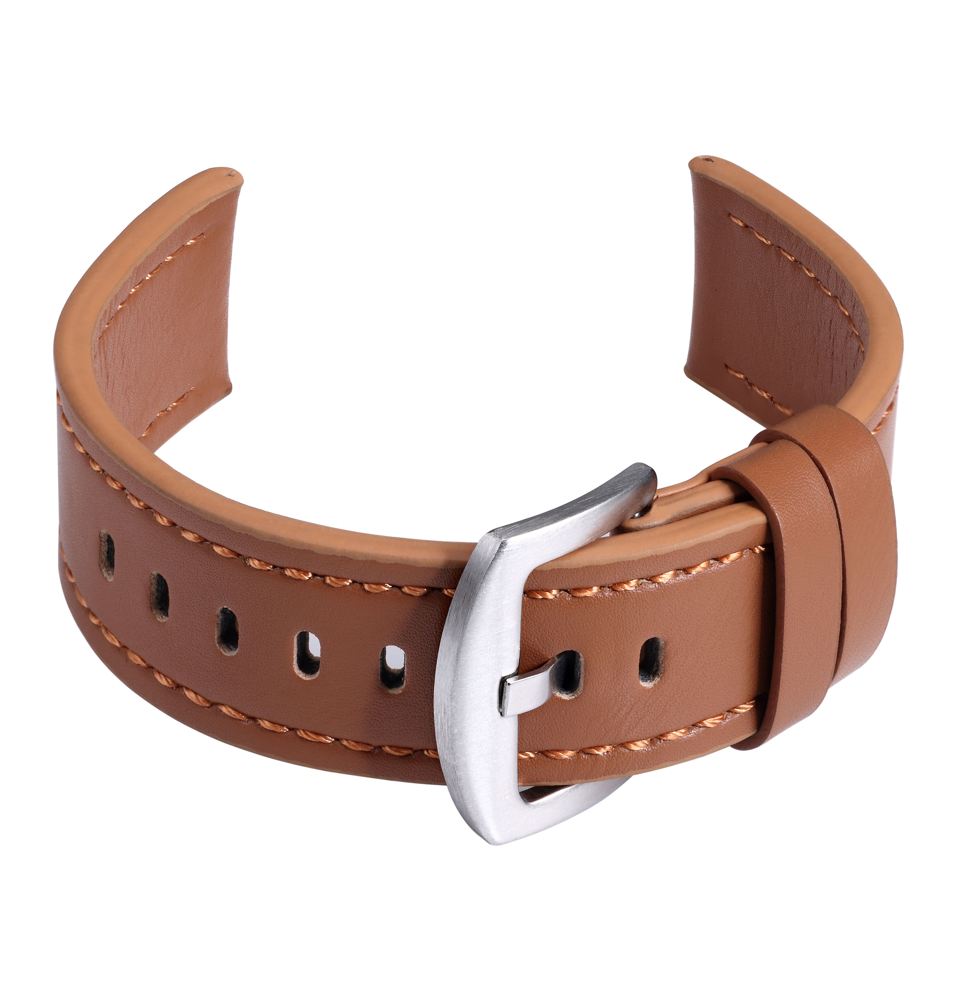 20mm 22mm Strap For Samsung Galaxy Watch 4 44mm 40mm 5 Pro Active 2 Gear S3 Leather Correa Bracelet for Amazfit GTS/2/2E/GTS2