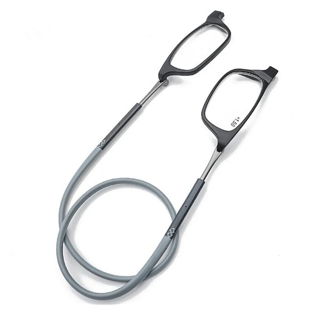 BETSION Neck Hangs Flexible Necklace Mens Women Reading Presbyopia Glasses 2025 +100 +125 +150 +175 +200 +225 +250 new +275 +300 +325 350