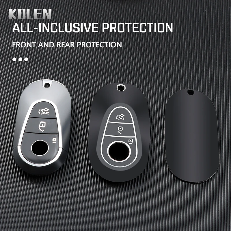 TPU Car Remote Key Case Cover Shell Fob For Mercedes Benz C E Class W223 W206 C260 C300 S450 S500 S400 Protector Holder Keyless