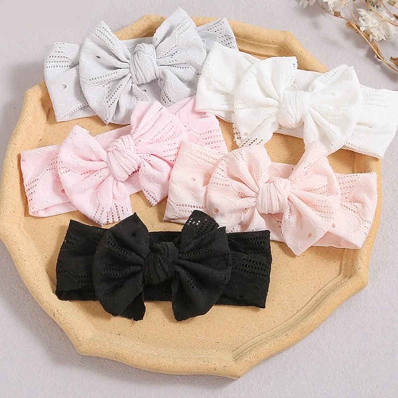 Baby Girl Headband Soft Elastic Soft Bow Headbands Cute Baby Head Band Hair Bands For Newborns Bowknot Baby Hair Accessories