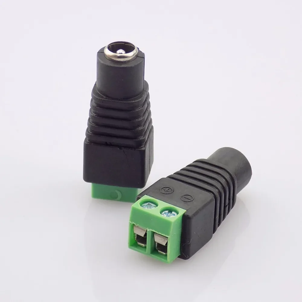 ANPWOO Coaxial Cat5 To Bnc DC Power Male jack plug DC female Connector plug adapter Av BNC UTP for CCTV Camera Video Balun