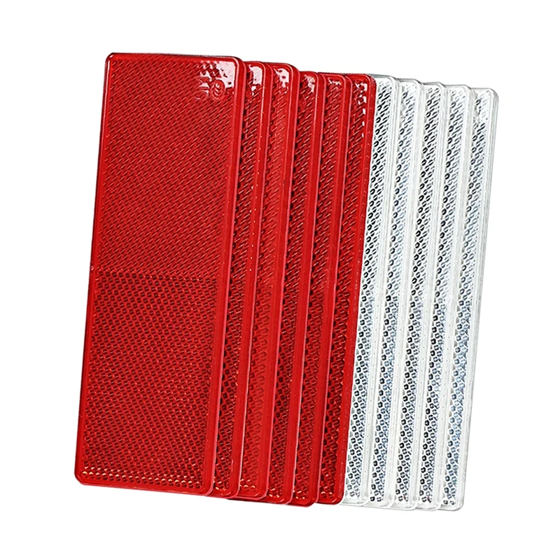 Truck Motorcycle Reflective Plate Sticker Car reflective logo Plastic Reflective Reflector Night Safety Warning Sticker Tape