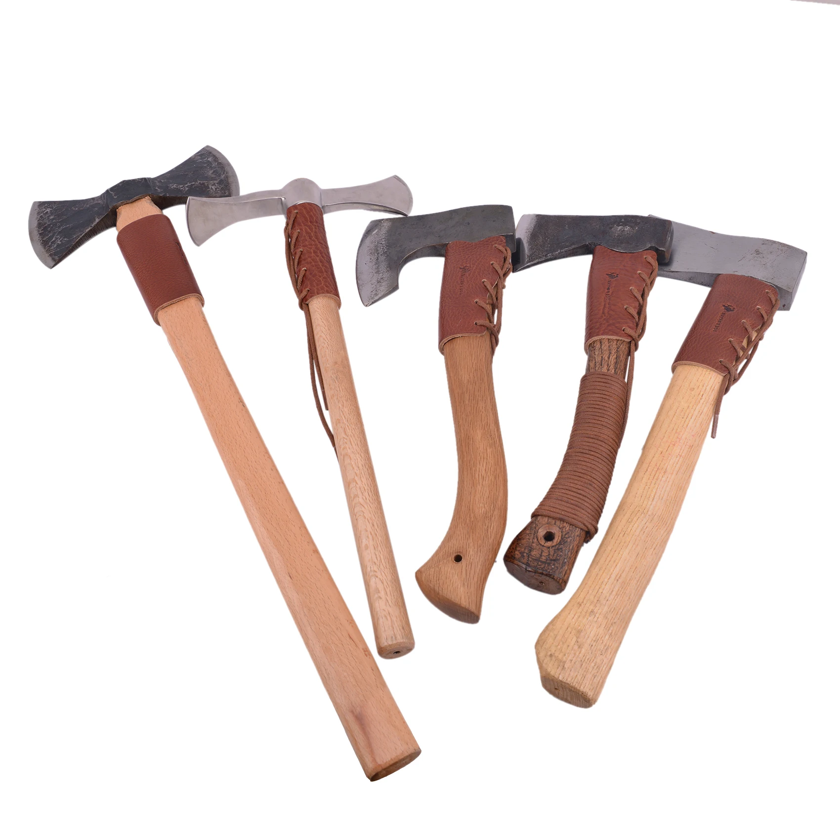 Set of Leather Axe Collar Guard, Axe Handle Wraps Covers for Gardening Picks or Camping, Hiking, Hunting, Outdoors.