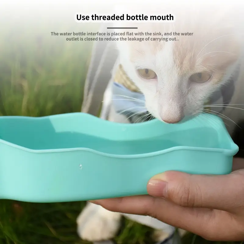 EBES 250ml 500ml Foldable Plastic Pet new Dog Water Bottle For Dogs Cats Travel Puppy Drinking Bowl 2025 Cup Outdoor Pets Water Feeder