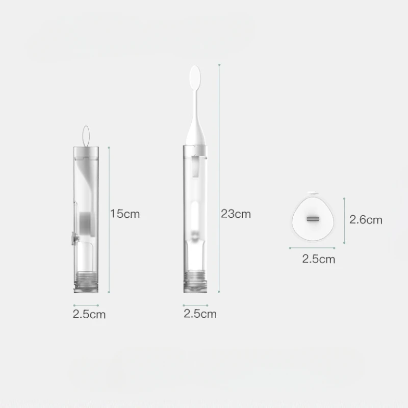 1PC Portable Folding Toothbrush Travel Toothbrush Set Creative Tooth Clean Tools Can Hold Toothpaste