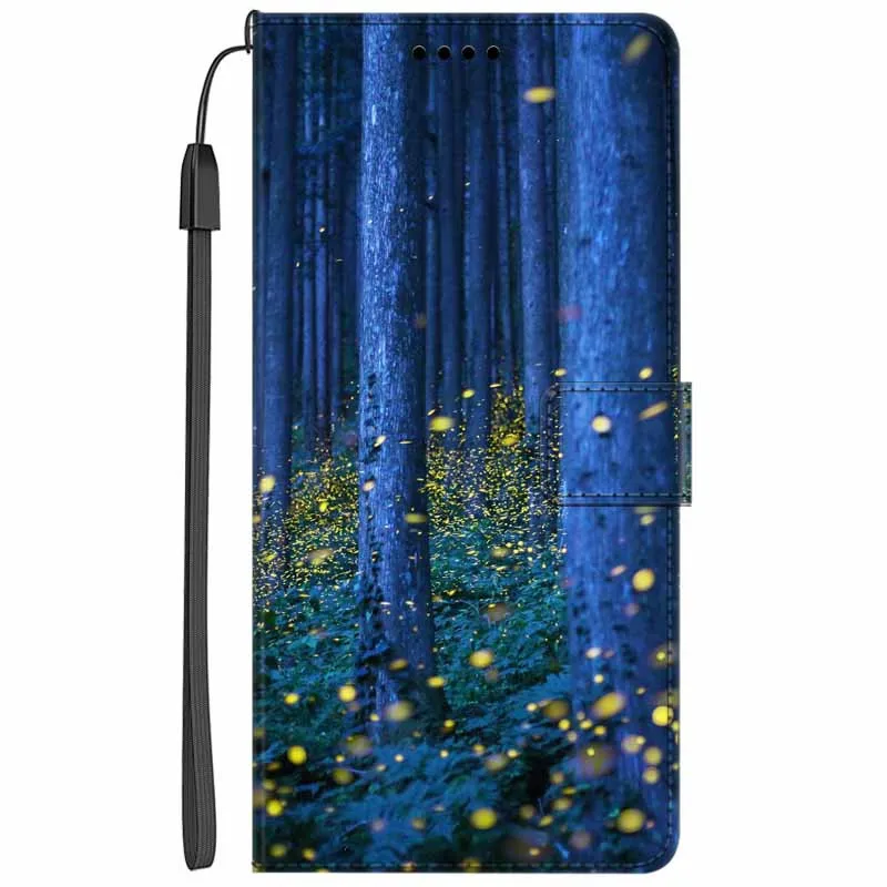 Book Wallet new Case for iPhone 14 Plus Cover iPhone14 Pro Max Flip Stand Forest Funda Leather 2025 Shell for iPhone 7 8 iPhone7 Plus