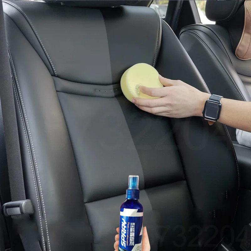 Car Plastic Renovator Coating For Auto Plastic Rubber Repair Clean Restore Gloss Black Shine Seal Brighten Retread Coating
