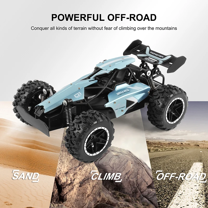 2.4GHZ 1:18 RC Car 15KM/H 2025 Mini High Speed Car Radio Controled hine Remote Control Off Road Car Toys For Children new Kids Gifts