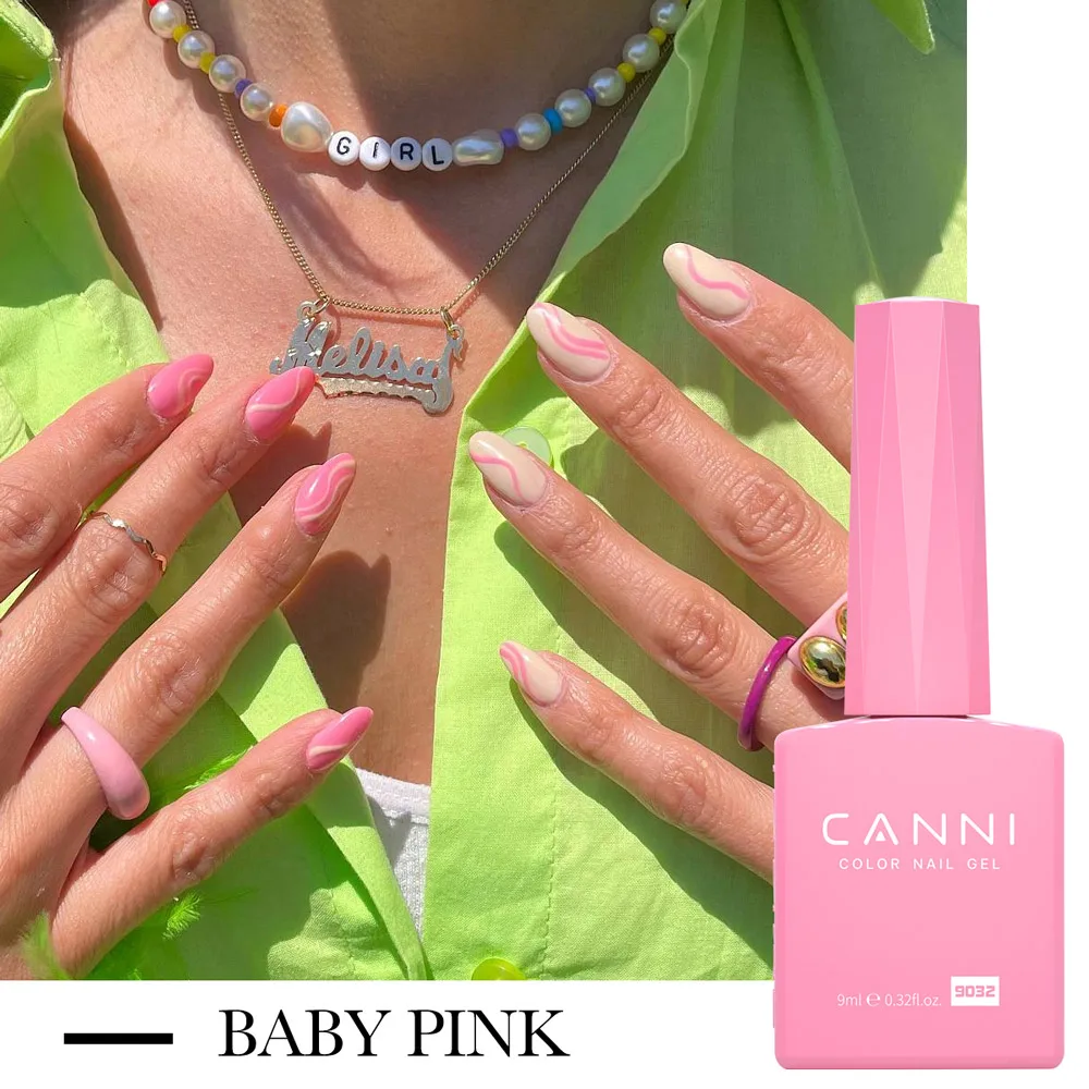 New Arrival CANNI CC2 HEMA FREE Color Nail Gel Polish 9ml White Organic Varnish Semi Permanent Nail Art Gel Lacquer
